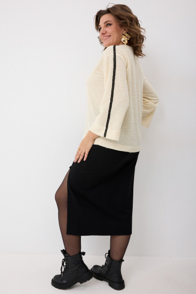 Свитшот BegiModa 4149 топленое_молоко - фото 8