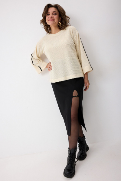 Свитшот BegiModa 4149 топленое_молоко - фото 7