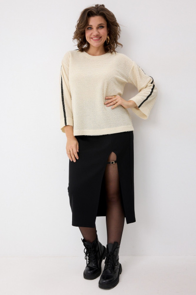 Свитшот BegiModa 4149 топленое_молоко - фото 6