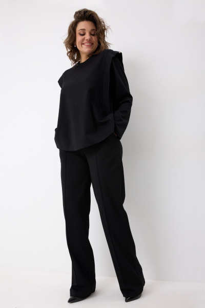 Лонгслив BegiModa 4150 черный - фото 8