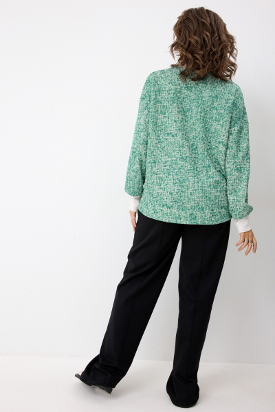 Лонгслив BegiModa 4151 малахит - фото 9