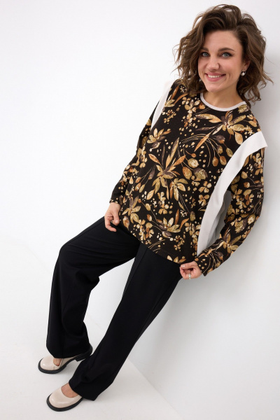 Лонгслив BegiModa 4152 листопад - фото 8