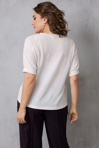 Блуза BegiModa 4153 молочный - фото 8