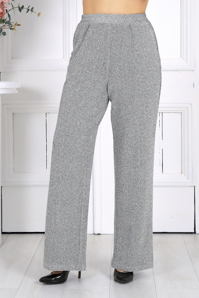 Брюки, жакет Ninele 7477 серебряный - фото 12