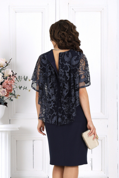 Платье Ninele 7508 синий - фото 10