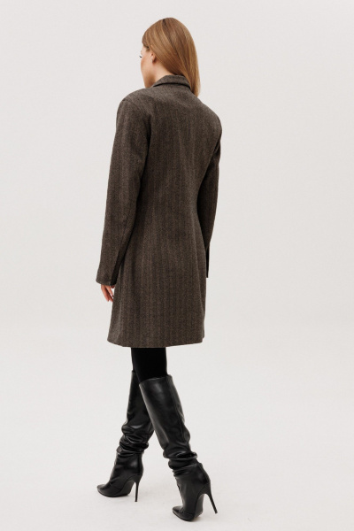 Платье Ambera Style 1135 коричневый - фото 2