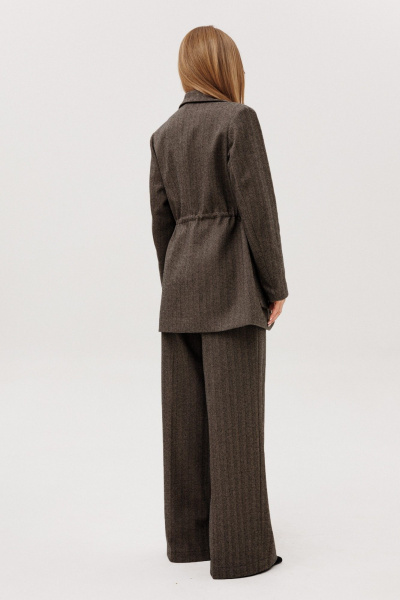 Брюки, жакет Ambera Style 2143 коричневый - фото 3