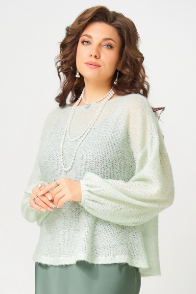 Накидка, платье Fita 3221 нефрит_мята - фото 5