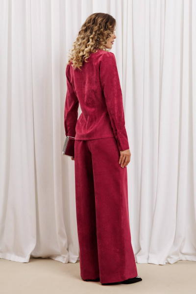 Блуза, брюки Gizart 5421 брусничный - фото 7