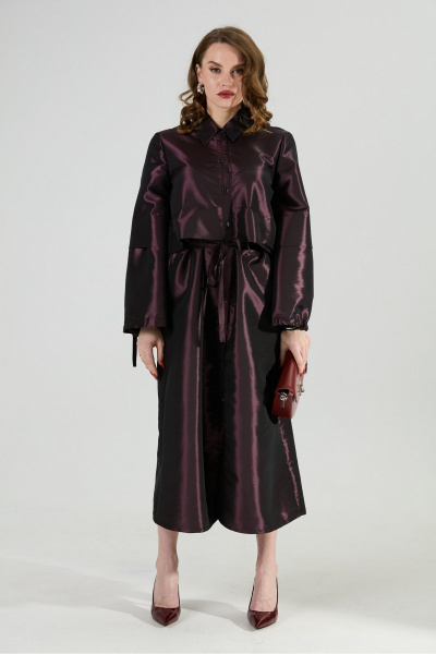 Платье NikVa 944-9 сливовый - фото 3
