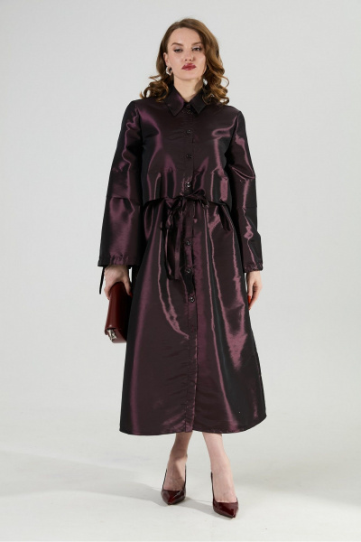 Платье NikVa 944-9 сливовый - фото 1