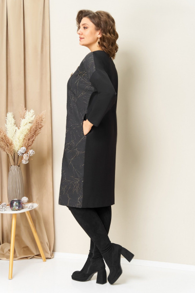 Платье VOLNA 1452 черный - фото 3