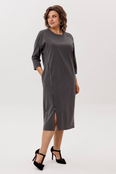 Платье Anelli 58 пепел_розы - фото 9