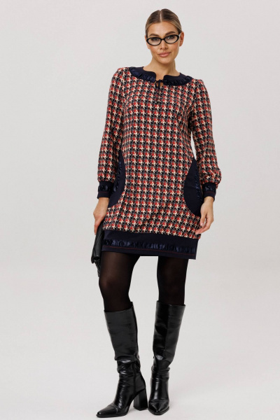 Платье Anelli 1751 калейдоскоп - фото 1