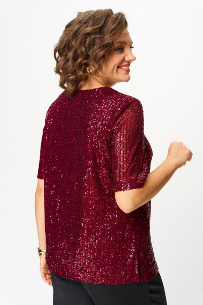 Блуза Svetlana-Style 2163 бордовый - фото 3