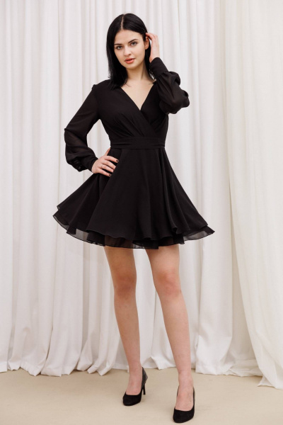 Платье AVEEVA 5261 черный - фото 1