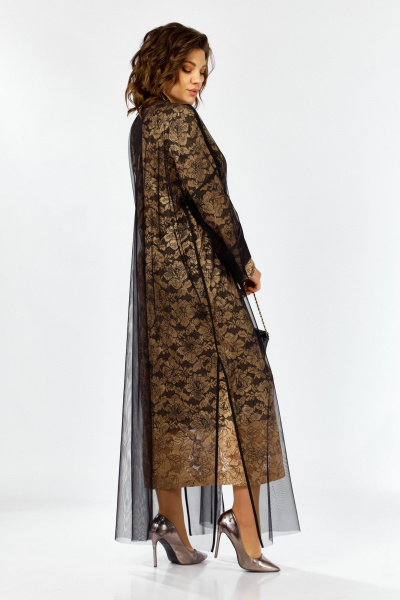 Кардиган, платье Lady Secret 25304 золотой+черный - фото 8