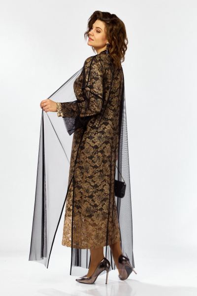 Кардиган, платье Lady Secret 25304 золотой+черный - фото 7