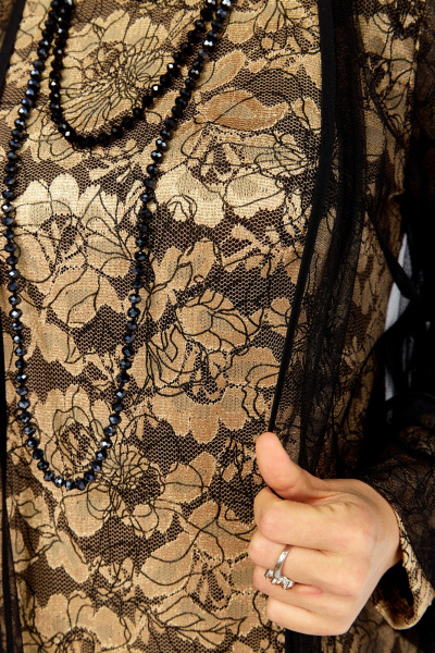 Кардиган, платье Lady Secret 25304 золотой+черный - фото 6