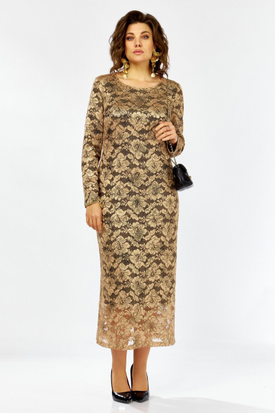 Кардиган, платье Lady Secret 25304 золотой+черный - фото 10