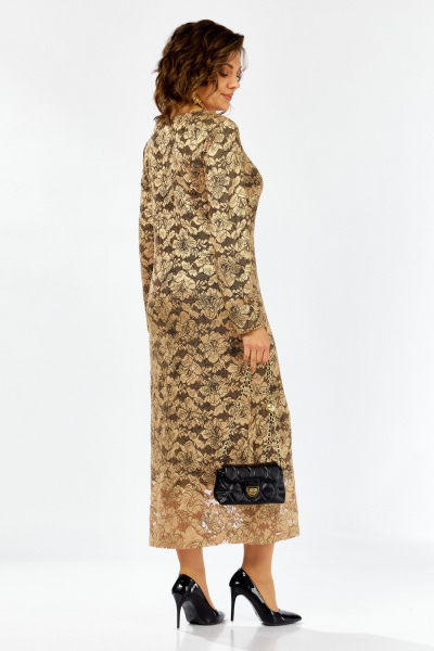 Кардиган, платье Lady Secret 25304 золотой+черный - фото 12