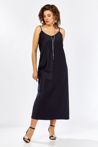 Болеро, платье Lady Secret 25309 черный/синий - фото 6