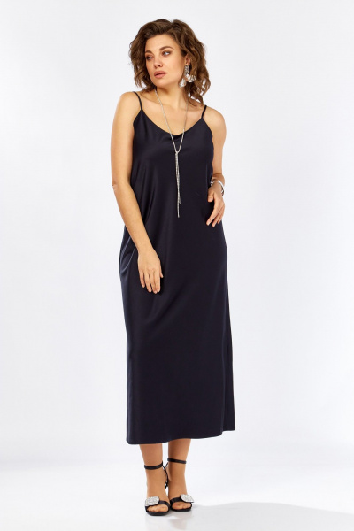 Джемпер, платье Lady Secret 25310 черный/синий - фото 5