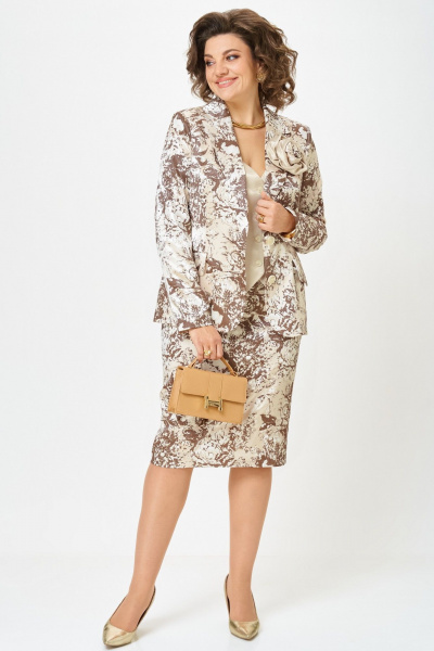 Брошь, жакет, жилет, юбка Angelina & Сompany 1290 - фото 6