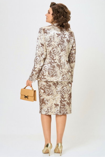 Брошь, жакет, жилет, юбка Angelina & Сompany 1290 - фото 5