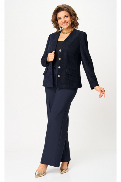 Жакет БелЭльСтиль 849-2_85_22 синий - фото 6