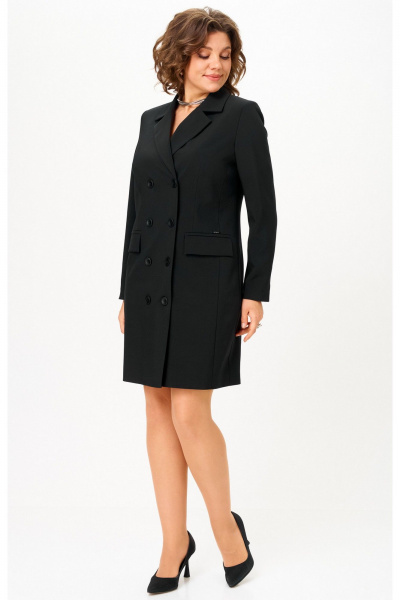 Платье БелЭльСтиль 852-2_36_22 черный - фото 3