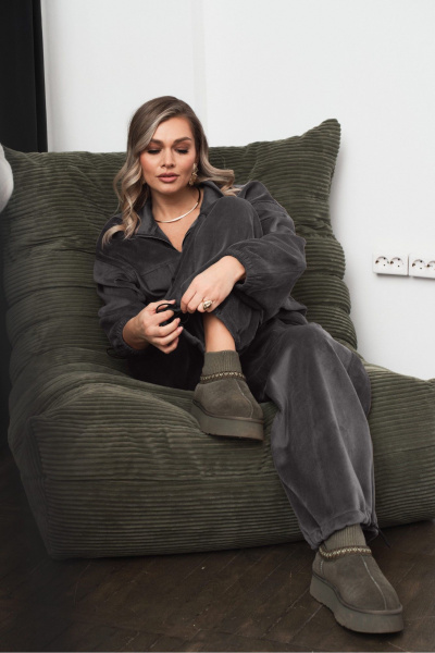 Брюки, джемпер Verita 2432 графит - фото 3