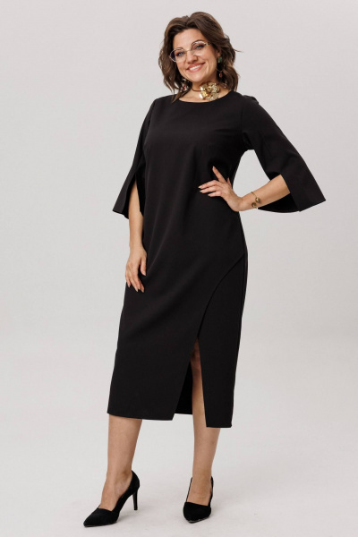 Платье Anelli 1786 черный_ангел - фото 1
