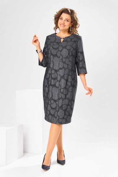 Платье Romanovich Style 1-2873 графит - фото 5