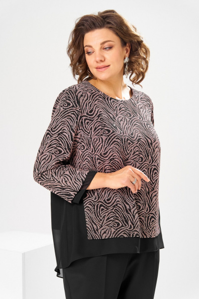 Брюки, джемпер Romanovich Style 2-2880 черный/клевер - фото 13