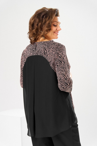 Брюки, джемпер Romanovich Style 2-2880 черный/клевер - фото 5