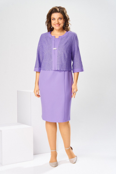 Жакет, платье Romanovich Style 3-2763 лаванда - фото 2