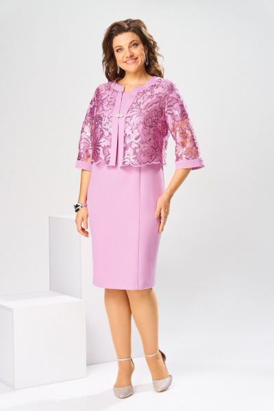 Жакет, платье Romanovich Style 3-2763 роз - фото 2