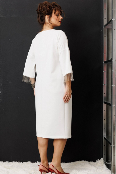 Платье Anastasia 1308 молочный - фото 6