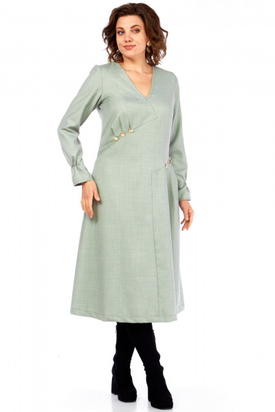 Платье Celentano lite 5072 шалфей - фото 8