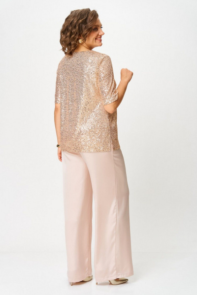 Блуза, брюки Svetlana-Style 2162 золото - фото 5