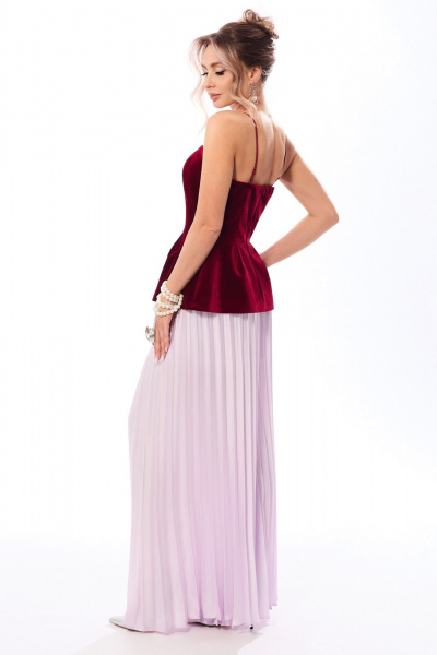 Брюки Golden Valley 16754 серебристо-лавандовый - фото 2