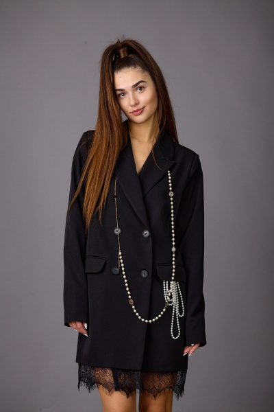 Жакет Rosheli 1168 черный - фото 1