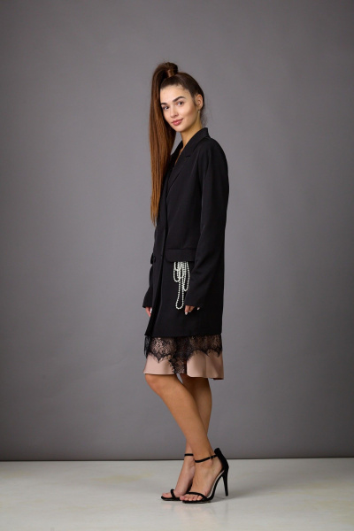 Жакет Rosheli 1168 черный - фото 11