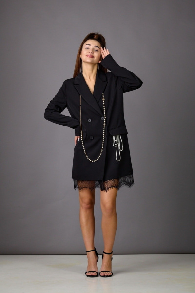 Жакет Rosheli 1168 черный - фото 10