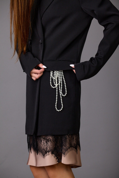 Жакет Rosheli 1168 черный - фото 7