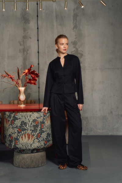 Брюки THE VERY 2438 черный - фото 5