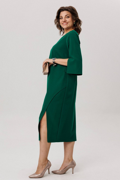 Платье Anelli 1786 изумрудный_ангел - фото 4