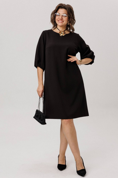 Платье Anelli 1792 лепесток_черной_мальвы - фото 3