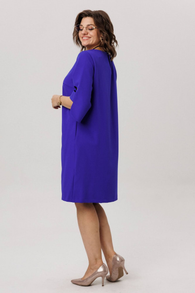 Платье Anelli 1785 васильковый_лес - фото 7